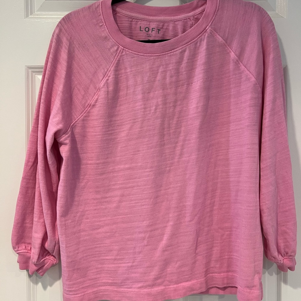 Loft Pink Long Sleeve